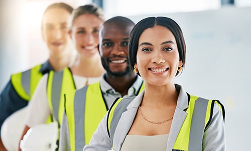 A group of people that certified training